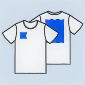 Brust rechts + Rückseite Vollflächig